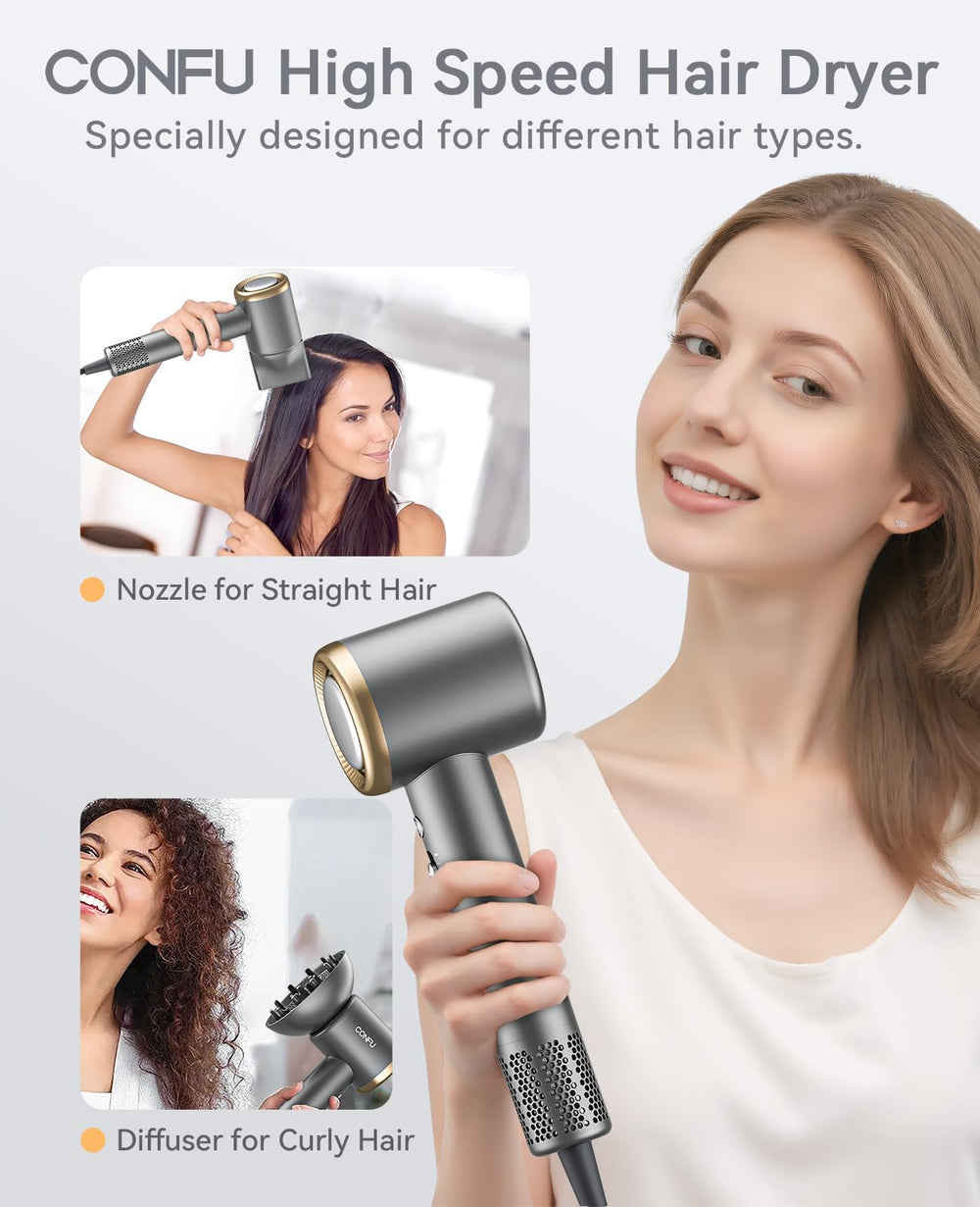 CONFU temperature control system maintains safe heat protecting cuticles during styling
