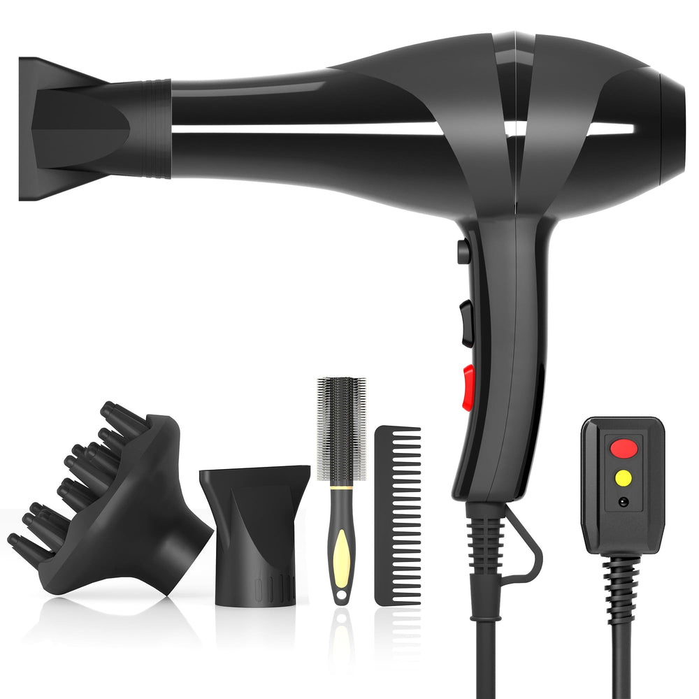Conhaze hair dryer with a long 98-inch cord for flexible use