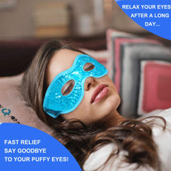 CONSGIJI eye mask pictured in the refrigerator ready to chill