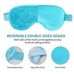 CONSGIJI reusable eye mask with soft strap ready for reuse