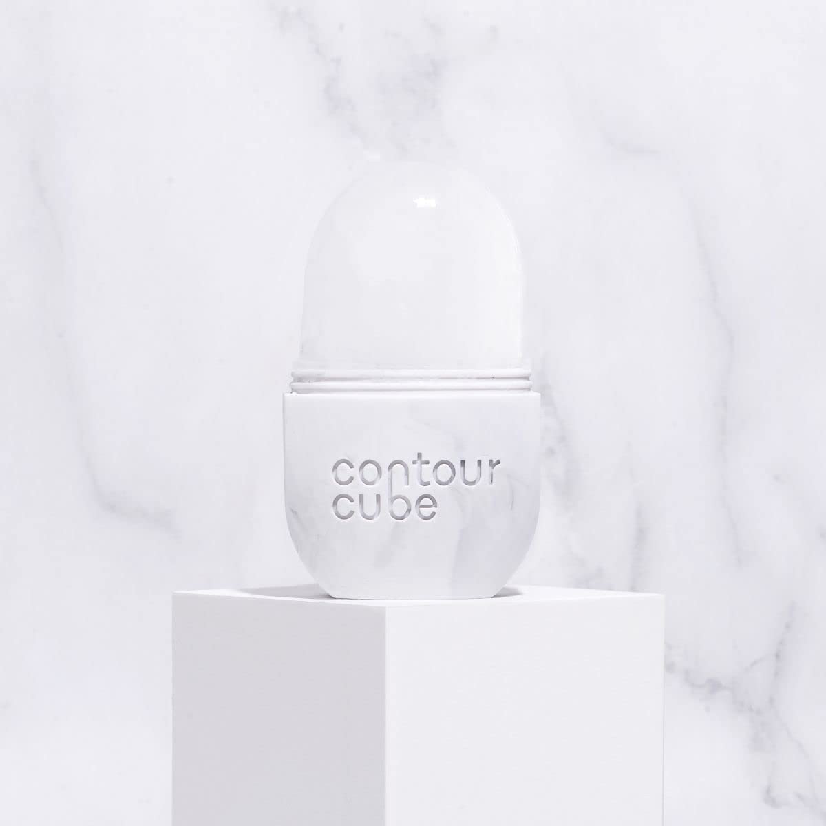 Contour Cube Mini rose-water facial recipe applied for refreshing skin.