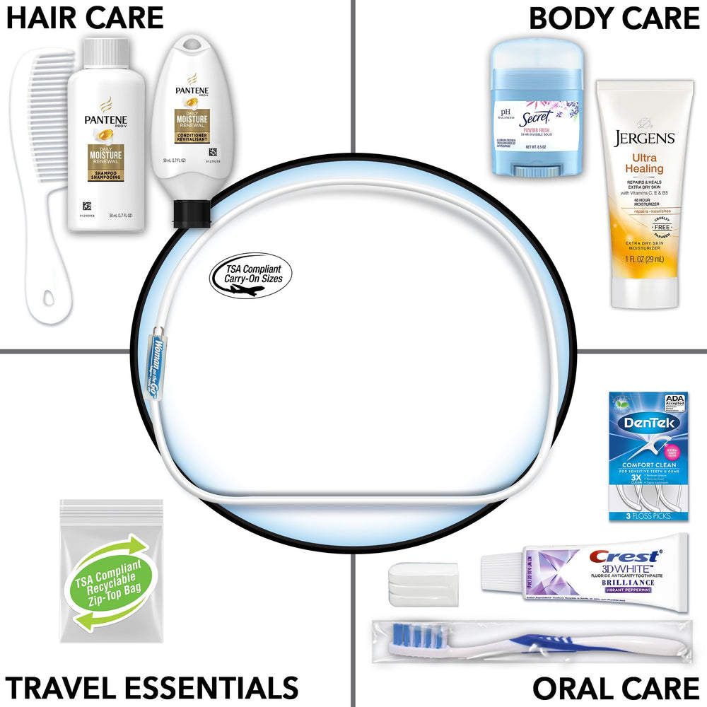 Pantene conditioner 1.7 oz bottle demonstrates travel size hair care convenience.