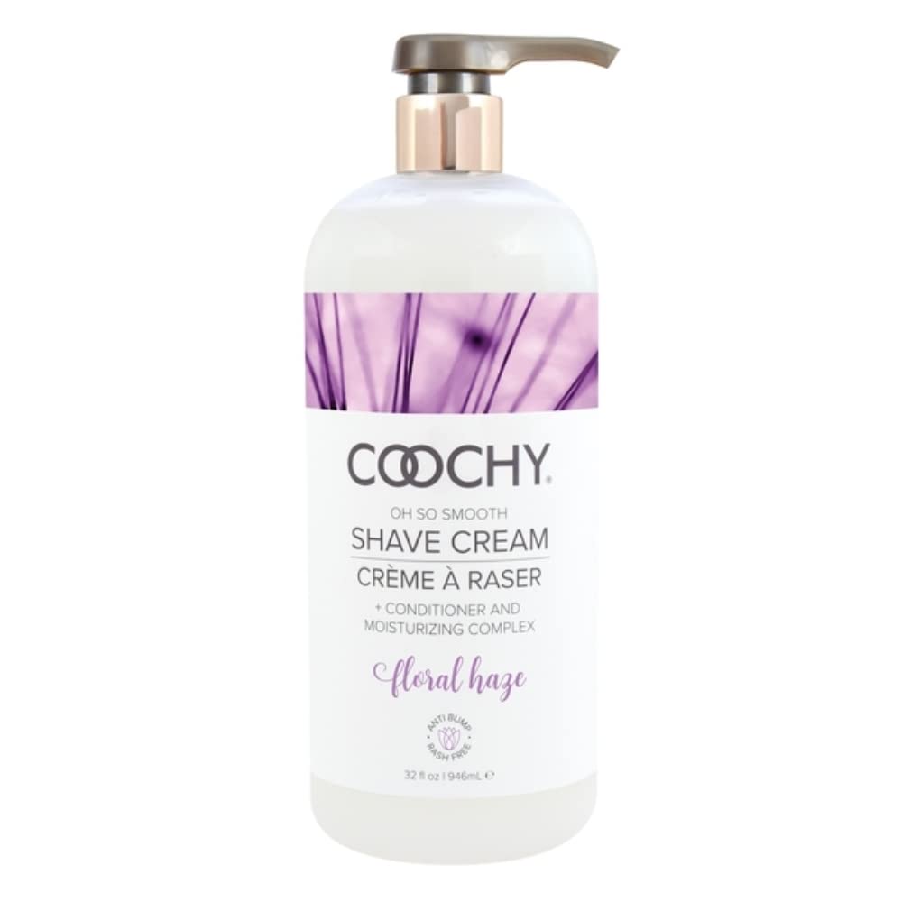 Coochy Shave Cream user hands demonstrates comfortable, hygienic daily grooming