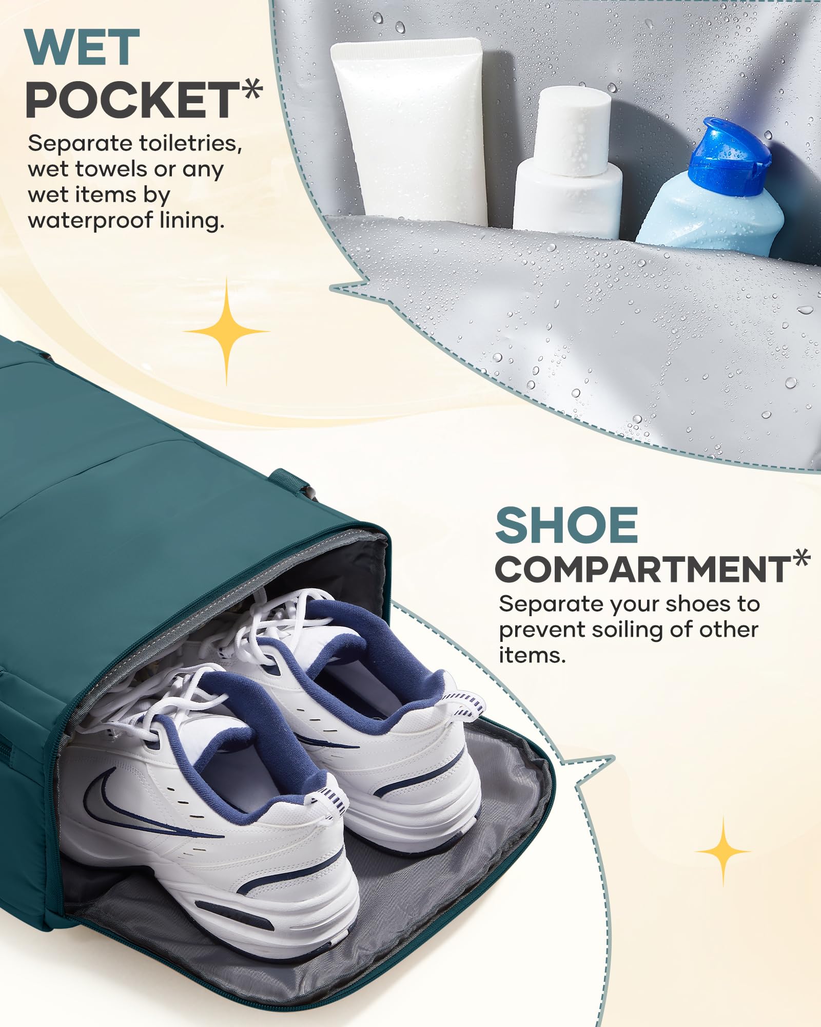 Coofay travel backpack trolley-sleeve enables easy transit atop rolling luggage