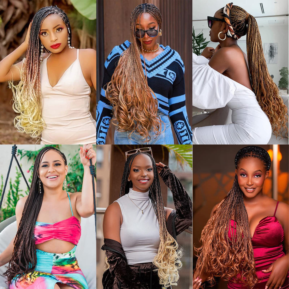 COOKOO French Curl hair shows vibrant color options and season-friendly wear.