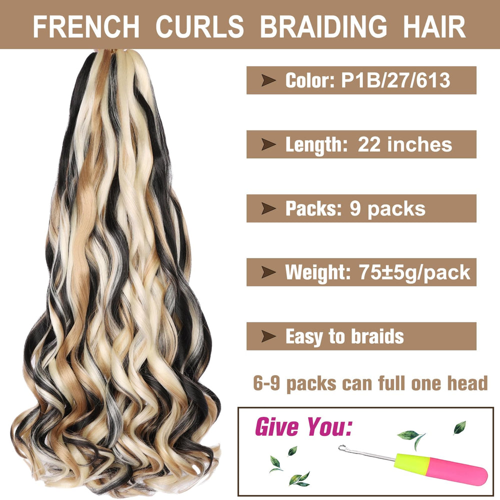 COOKOO loose-wave ends provide soft curl finish for versatile goddess braids.