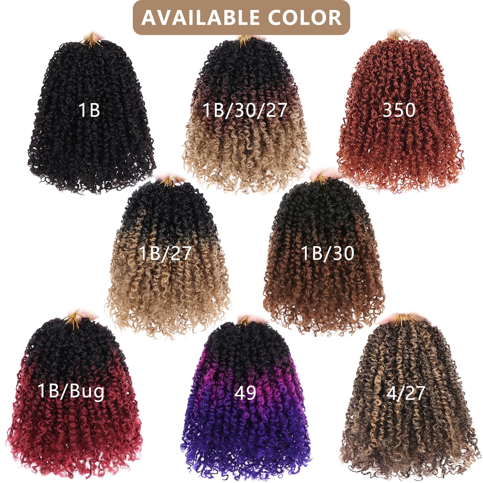 COOKOO quick-install pre-looped braids image promotes professional look with minimal effort.