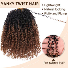 COOKOO Senegalese twist crochet hair pack illustrates soft synthetic fiber and tangle-free wear.