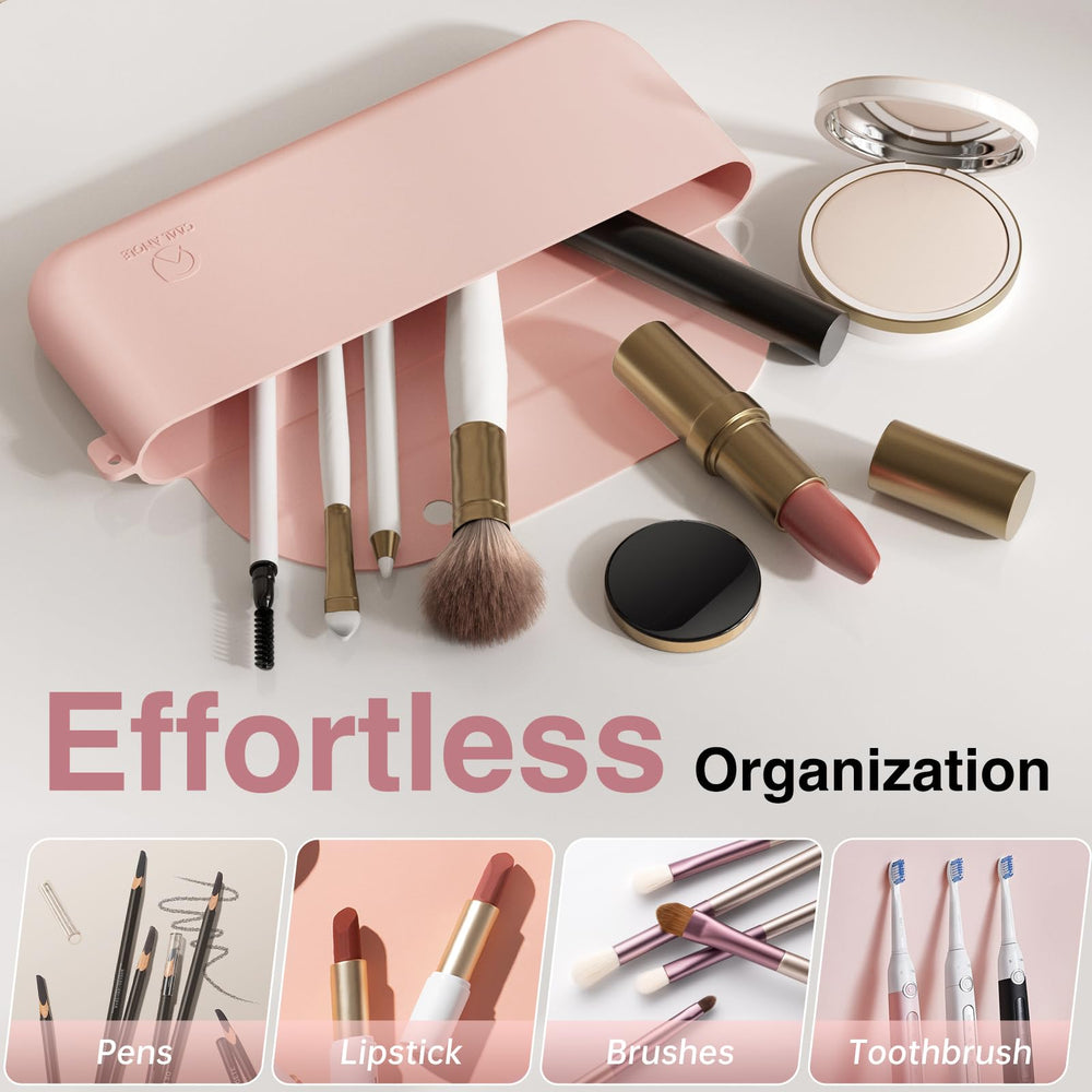 Cool-Angle beauty sponge case protects sponge from dust during travel.