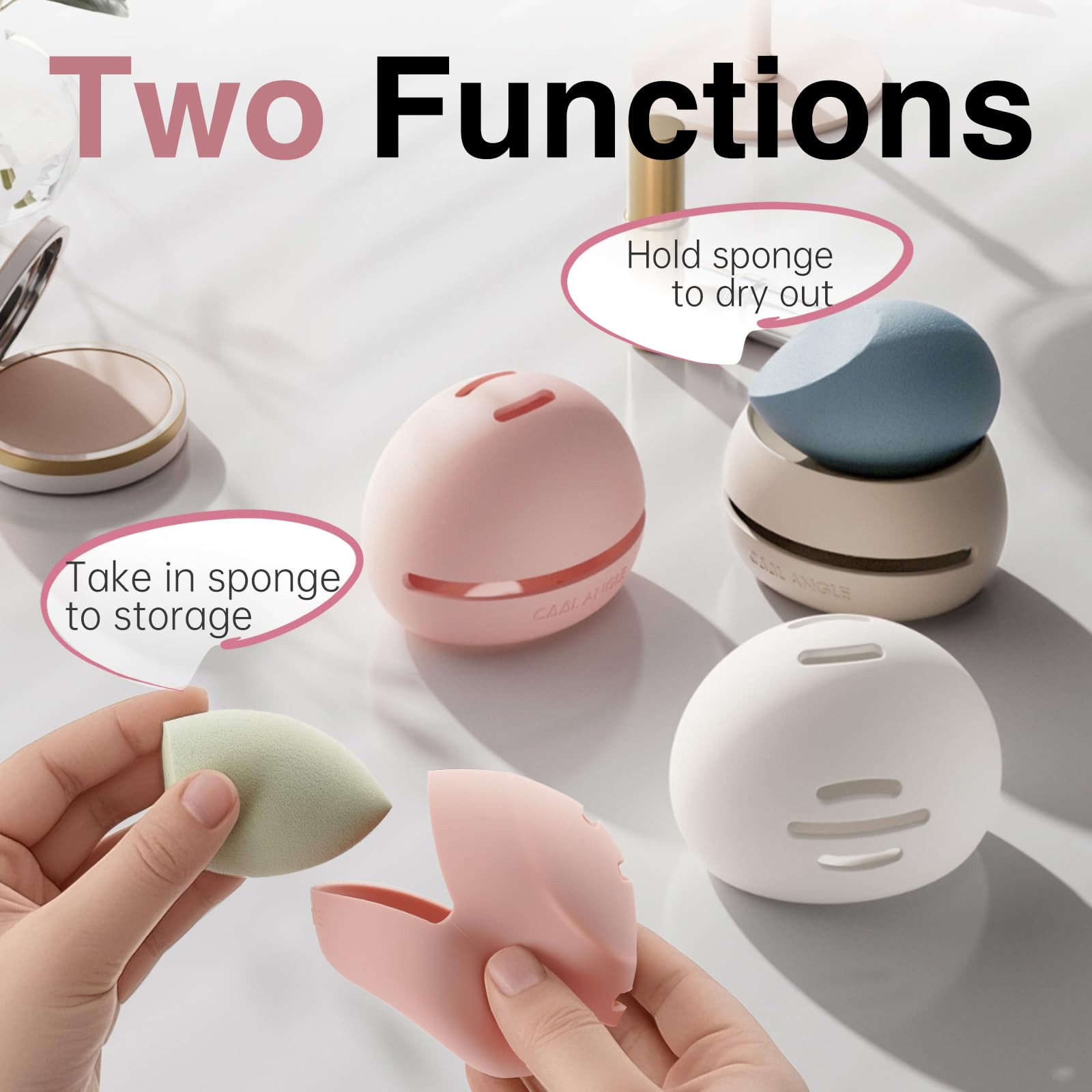 Cool-Angle ventilation-holes promote air flow for faster drying.