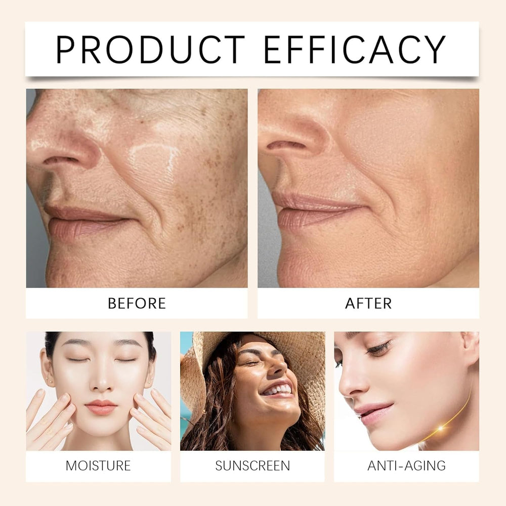 Coolord color-changing foundation visual shift demonstrates adaptive shade