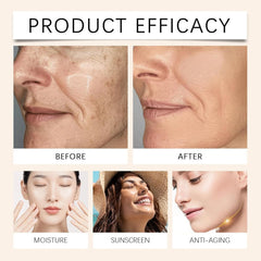 Coolord color-changing foundation visual shift demonstrates adaptive shade