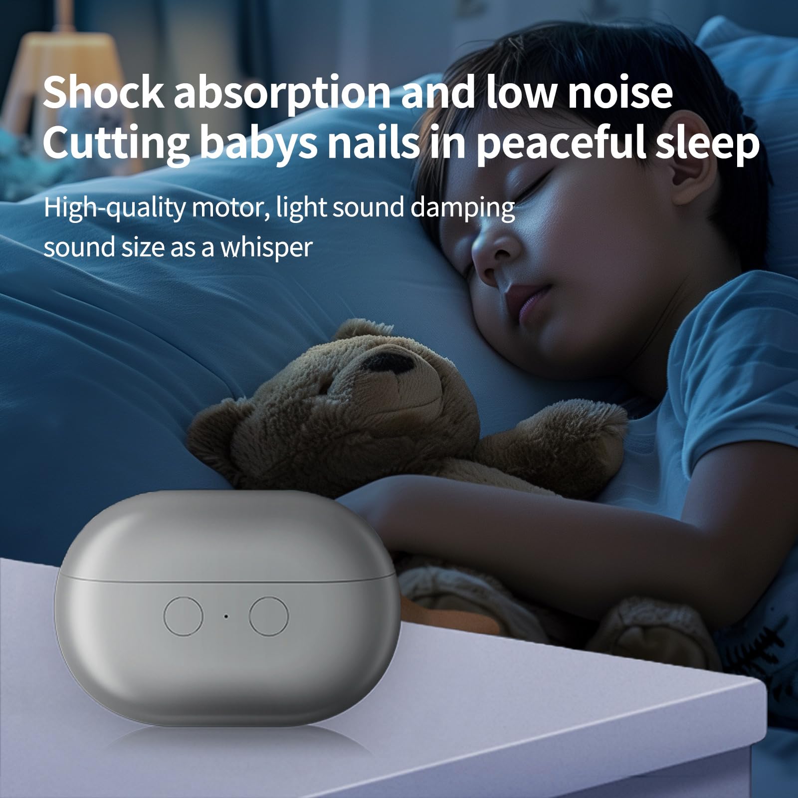 Coolord Ergonomic curved design fits varied nails for comfortable trimming.