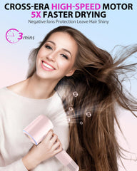 Coolpub high-speed hair dryer brushless motor interior view highlighting efficient performance