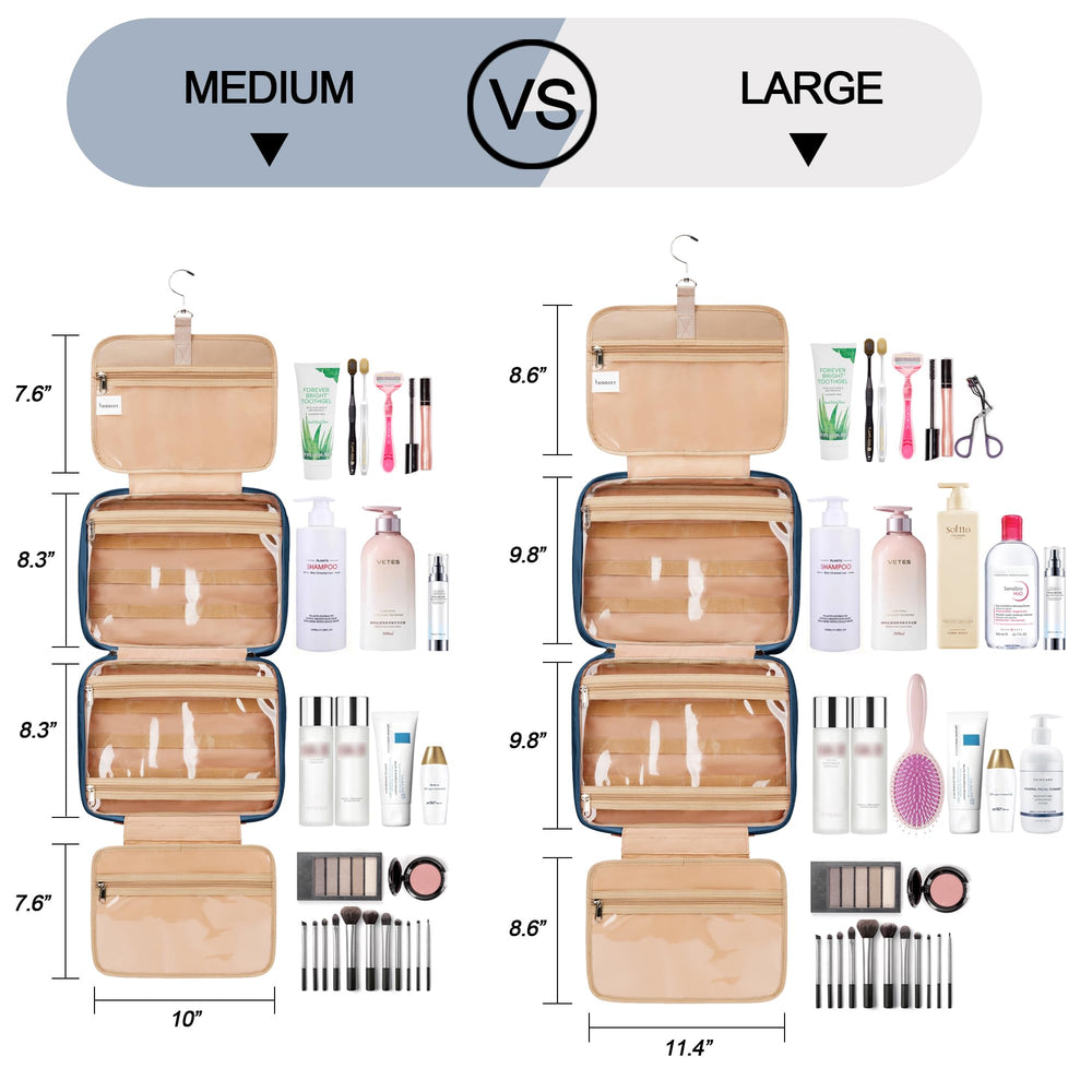 COOSKY jewelry organizer compartment — secure jewelry separation during travel.