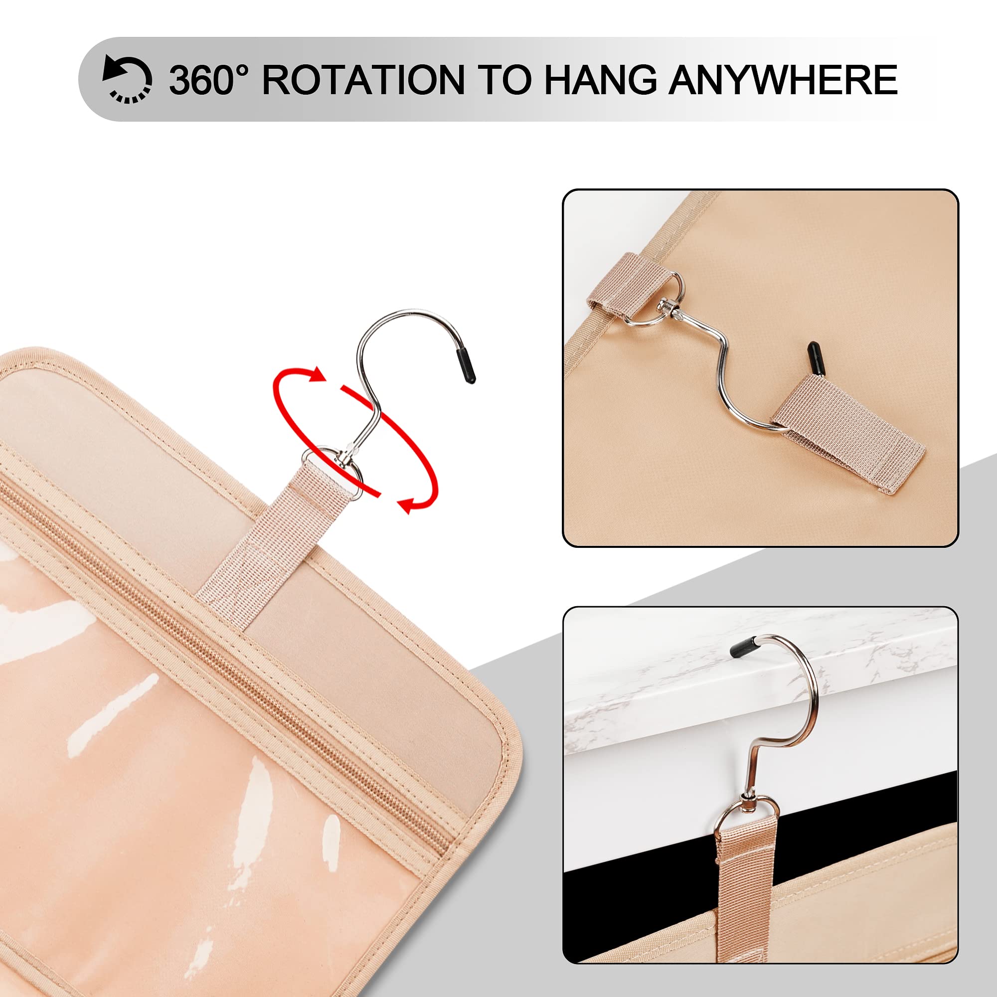 COOSKY back trolley strap secures to luggage for hands-free travel.