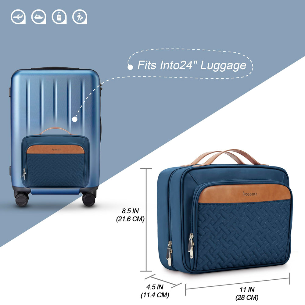 COOSKY back trolley strap — easy attachment to rolling luggage.