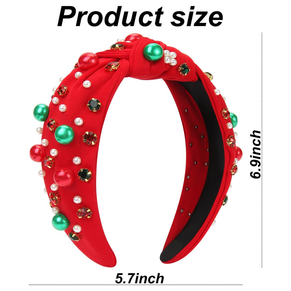 Corabsar Christmas party fashion headband showcases festive sparkle for celebration-ready looks