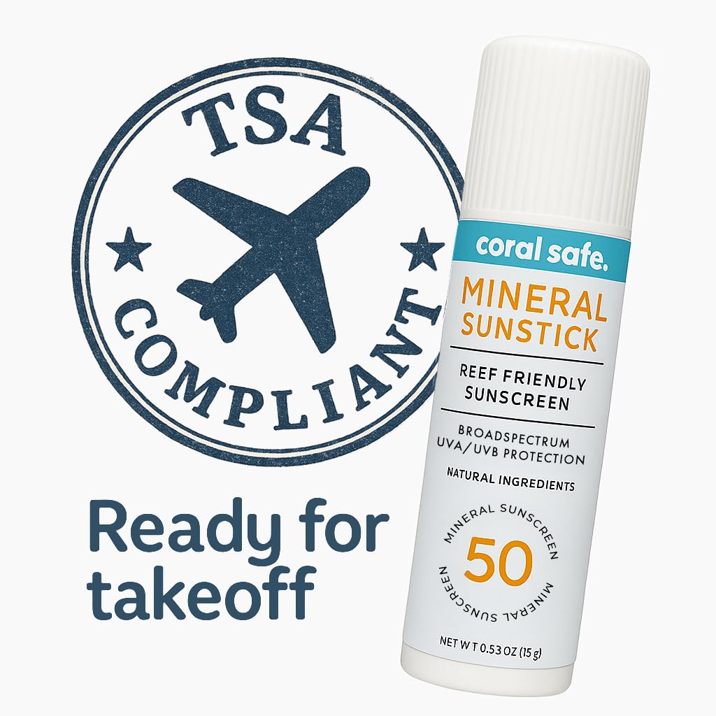 Coral Safe Reef Safe Sunscreen Face Stick application for quick coverage