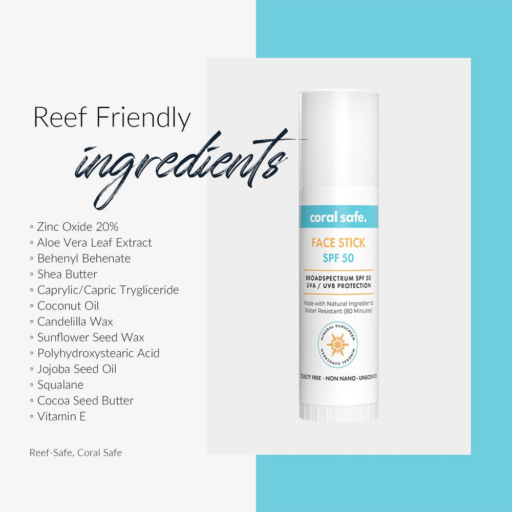 Coral Safe Reef Safe Sunscreen Hawaii Approved label on box
