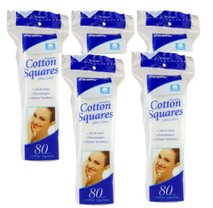 Coralite Premium Cotton Squares 100% cotton pads for gentle makeup removal and skincare.