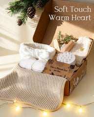 Coralogo scented candle and handmade soap—calming mood and fresh cleansing.