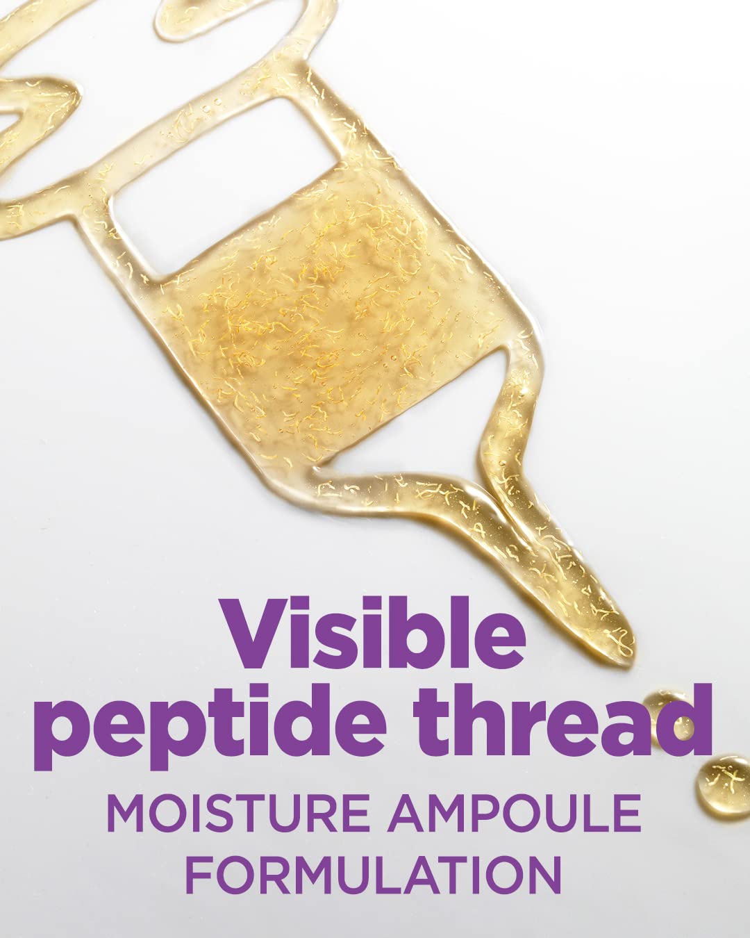 Coreana AMPLE:N Peptide Shot Ampoule label detail focusing on Niacinamide and clean formula.