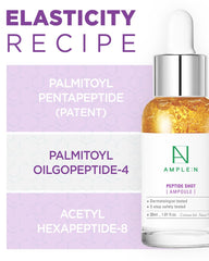Coreana AMPLE:N serum swirl demonstrates silky texture for quick absorption
