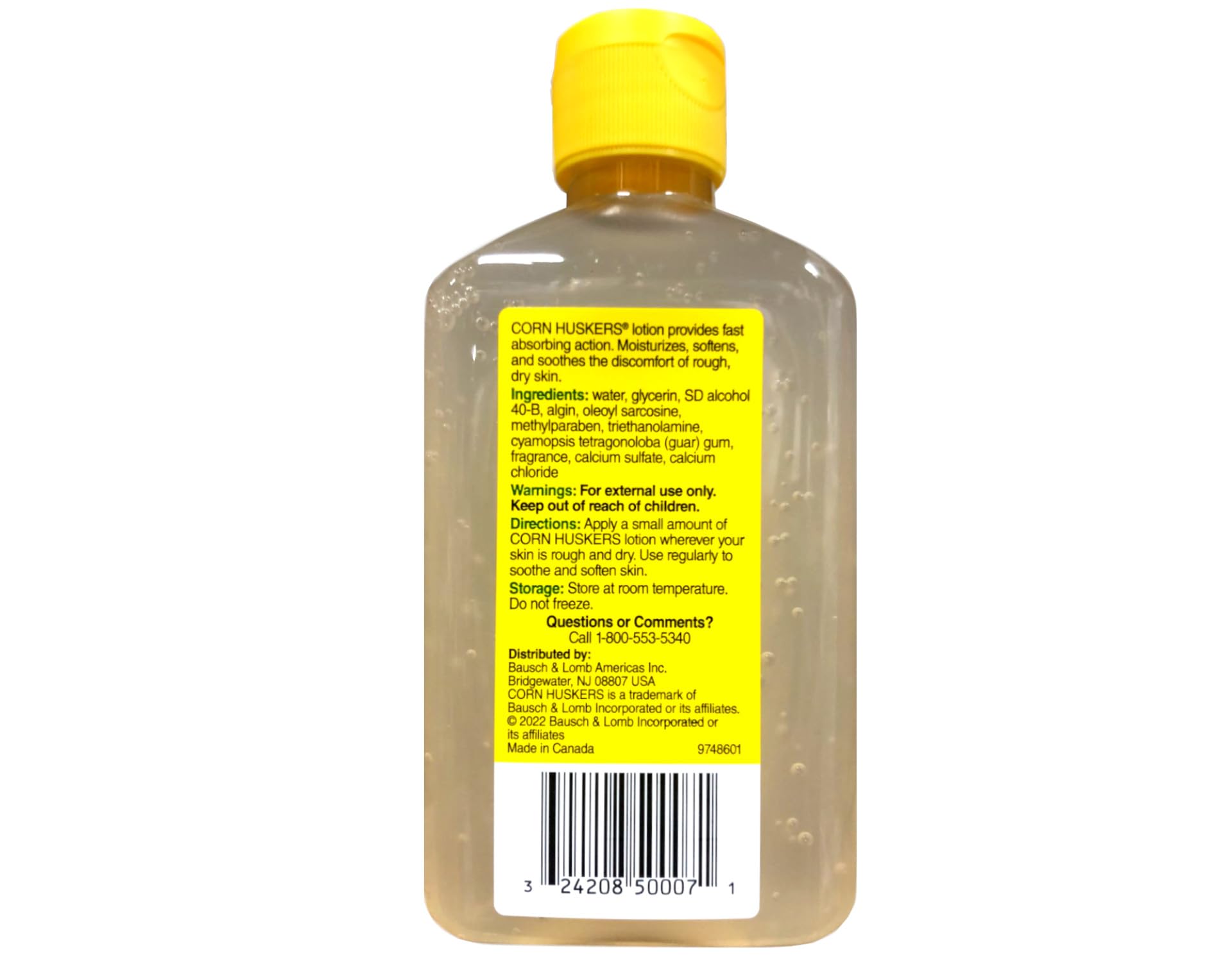 Corn Huskers Lotion cream-texture close-up highlights rich nourishing formula.