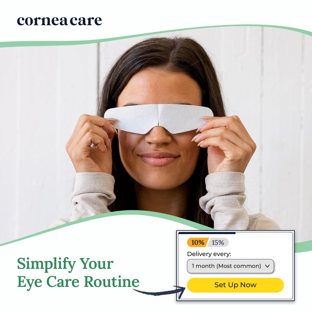 CorneaCare Rescue travel case image emphasizes portable cooling comfort anywhere.