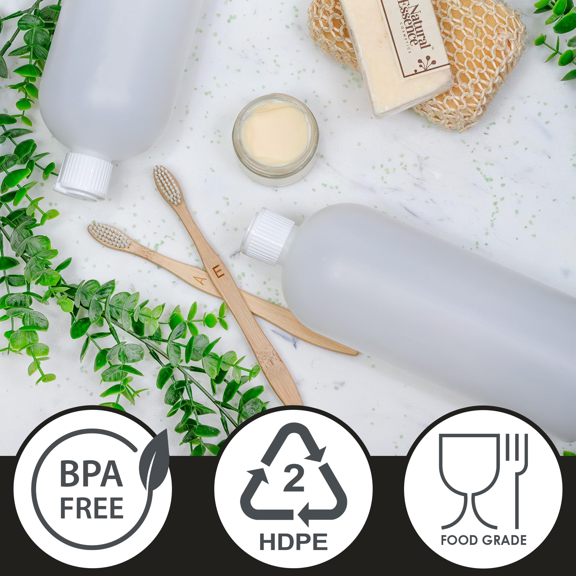 Cornucopia Brands bottle lid closure close-up emphasizes reliable cap fit.