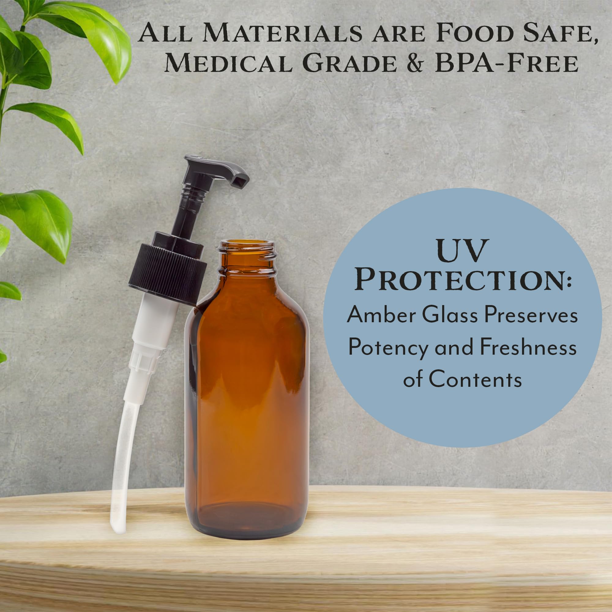 Cornucopia Brands 4oz bottle ready for daily dispensing in kitchen or bathroom.