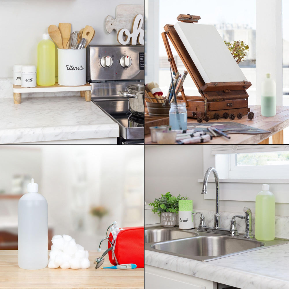 Cornucopia Brands food-grade BPA-free plastic ensures safe handling of cleaning liquids.