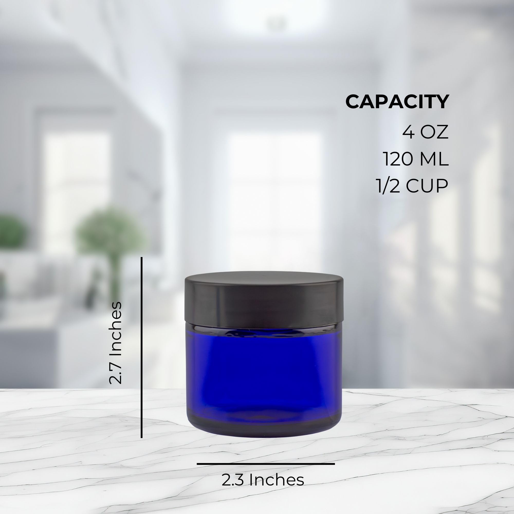 Cornucopia Brands multi-use jar ideal for cosmetics, salves, and moisturizers.