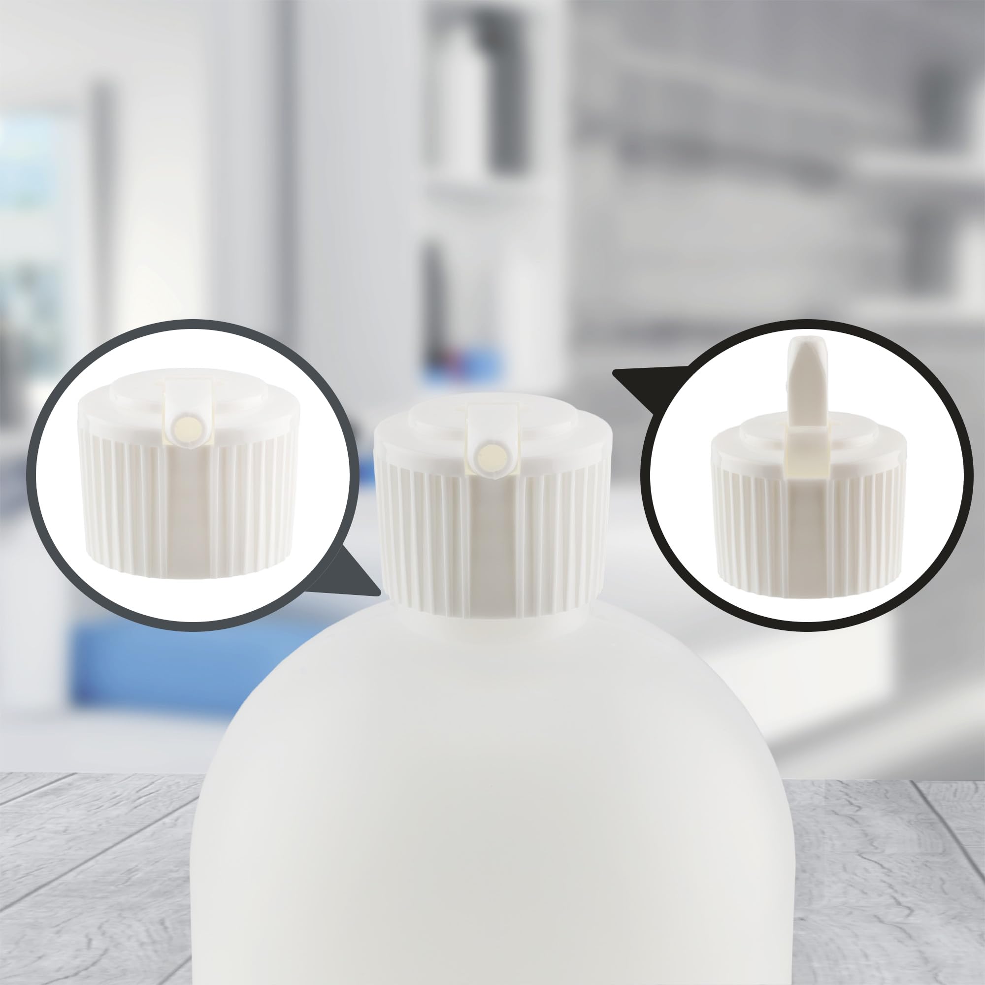 Cornucopia Brands squeeze bottle spout enables targeted application and mess-free dosing.