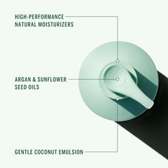 Corpus Nº Green bottle with sunflower oil visuals signaling nourishing skin care oils.