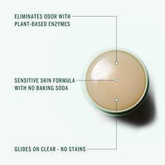 Corpus Neroli deodorant stick application on arm shows smooth, quick glide.