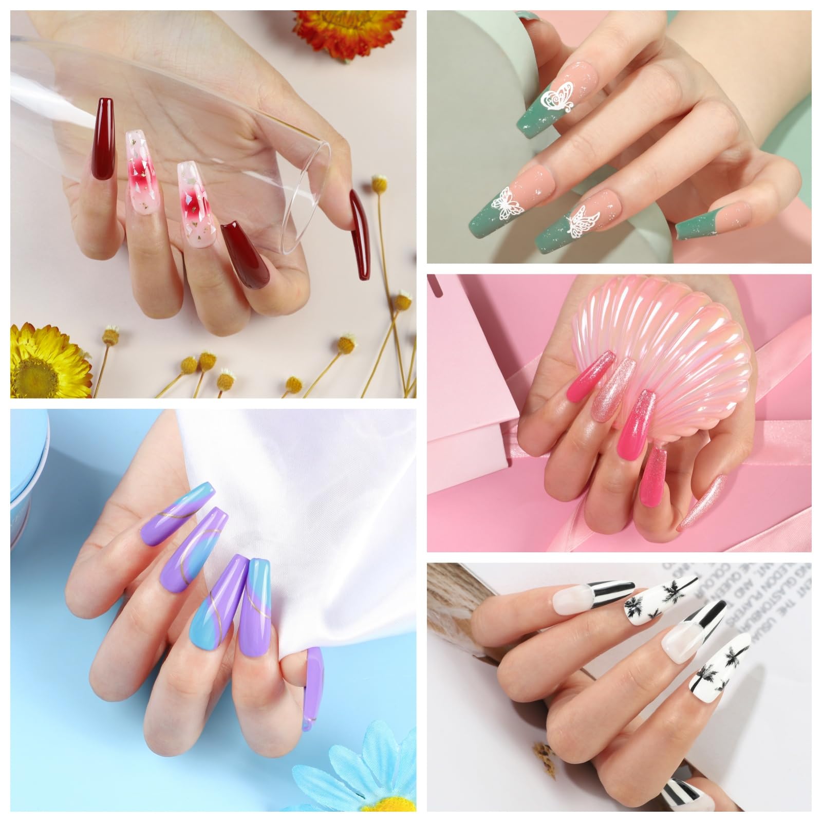 COSCELIA 35-color gel polish palette for versatile seasonal designs.