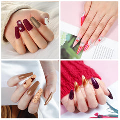 COSCELIA 40-colors gel polish palette enables endless seasonal designs.