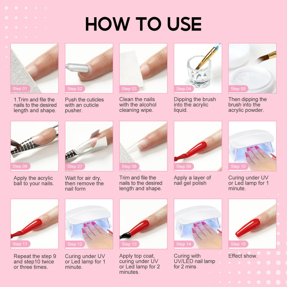 COSCELIA gift-ready acrylic nail kit showcased as a thoughtful present