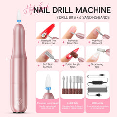 COSCELIA acrylic powders shades image highlights nude pink white clear for versatile nail design.
