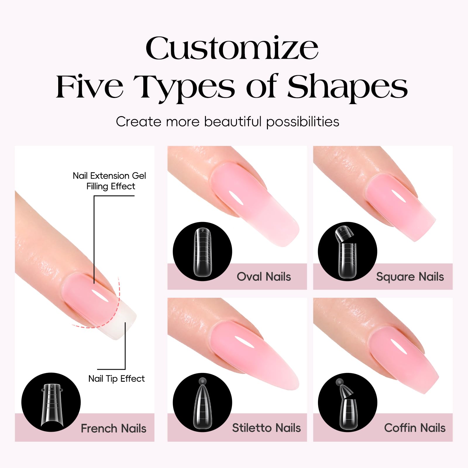 COSCELIA base and matte top coats for reliable lasting finishes