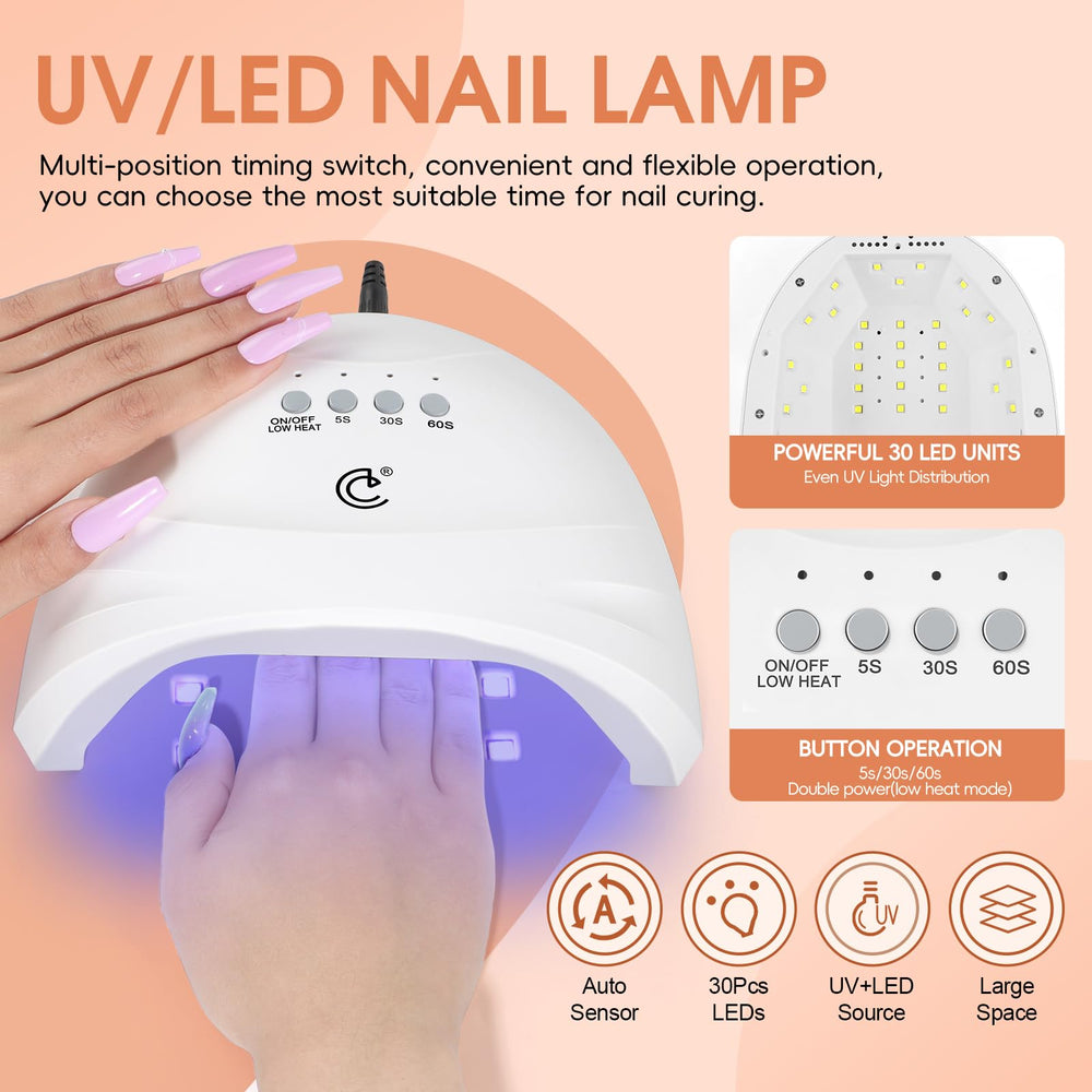 COSCELIA beginner-friendly gel kit for DIY manicures