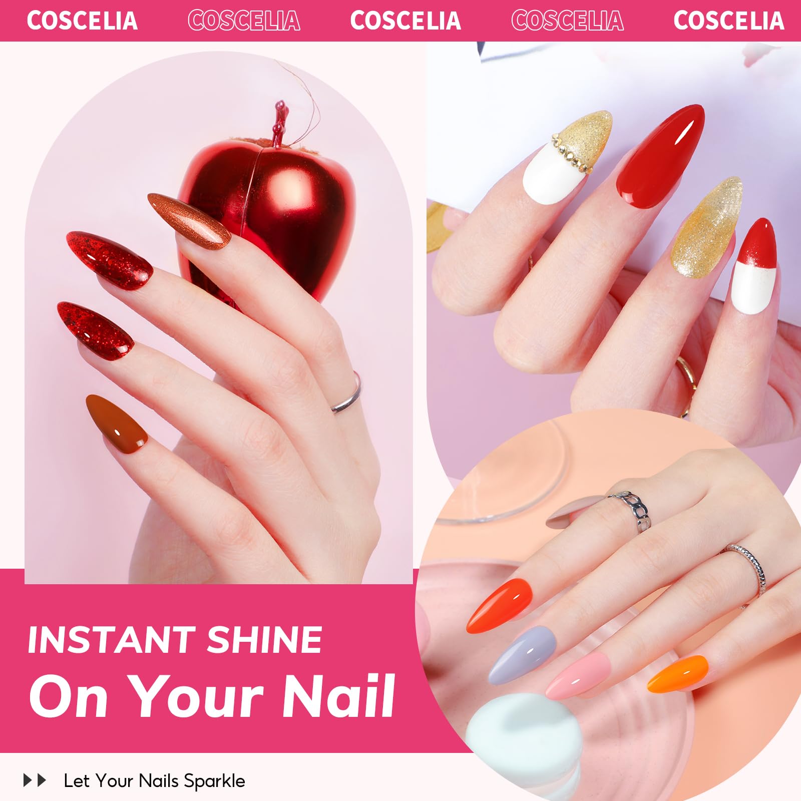 COSCELIA beginners gel kit makes DIY manicures easy.