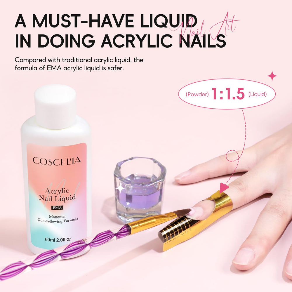 COSCELIA beginner-friendly kit includes everything you need for DIY manicures.