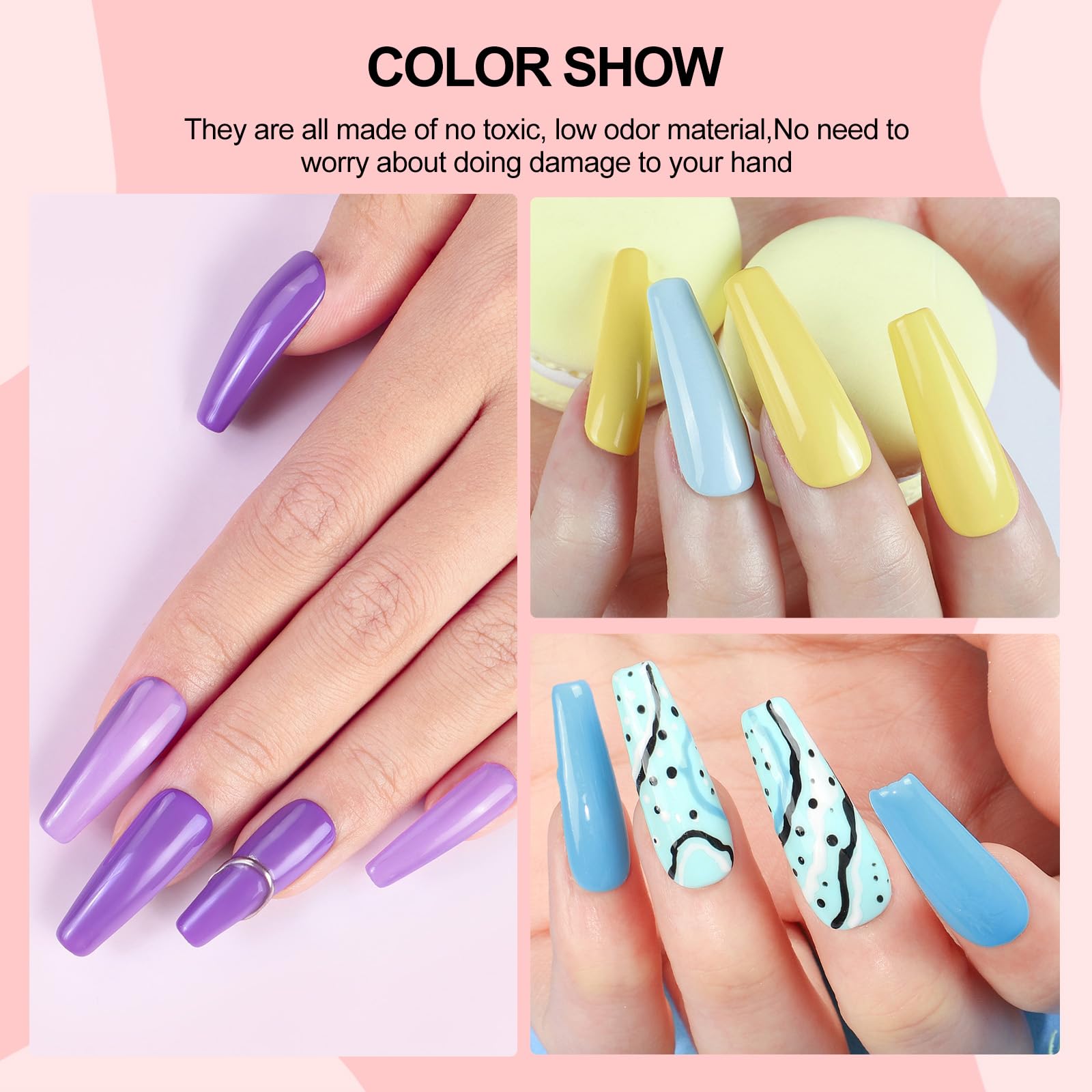 COSCELIA DIY at-home manicure kit for convenient salon-like results.