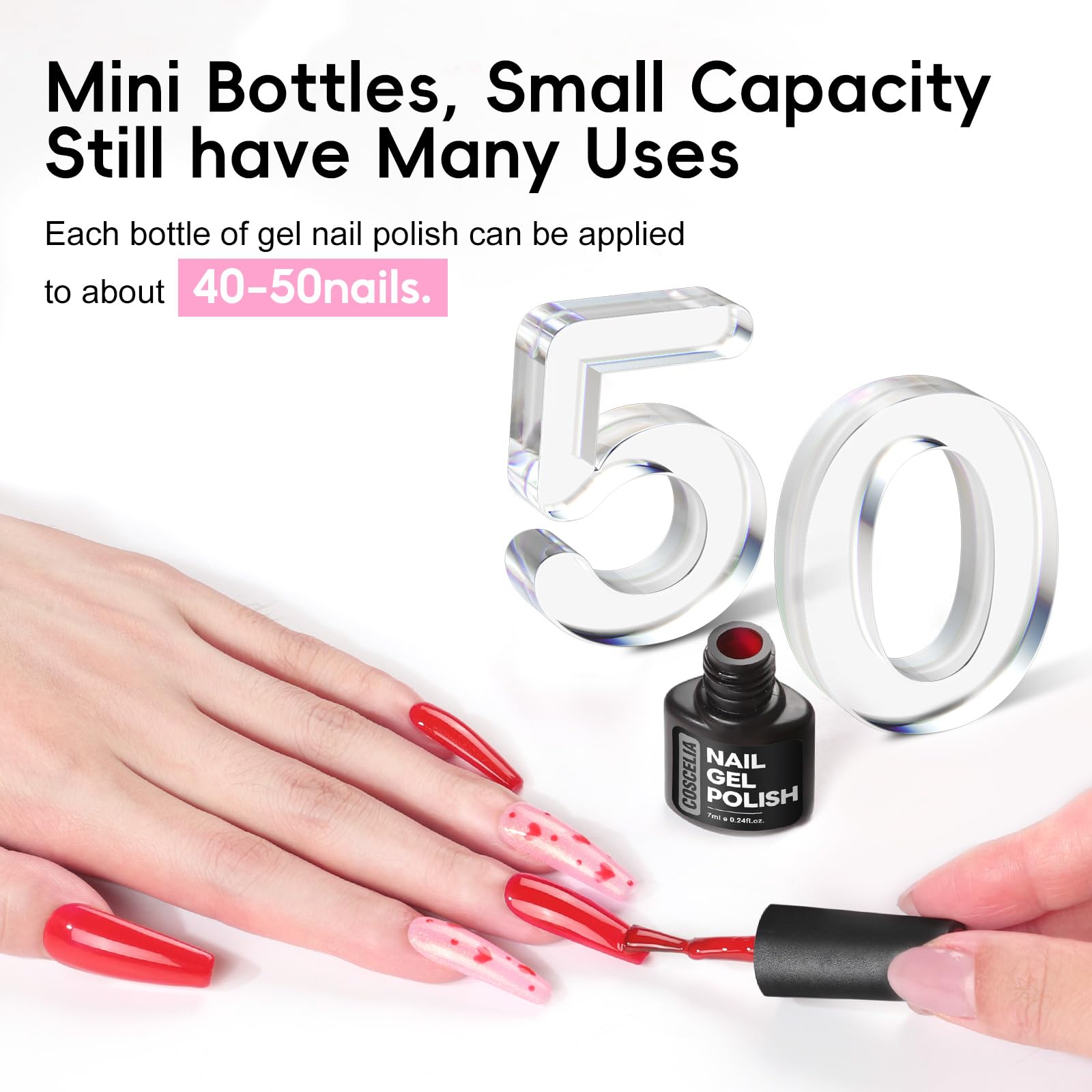 COSCELIA nail-art ideas for holidays with rich color possibilities.