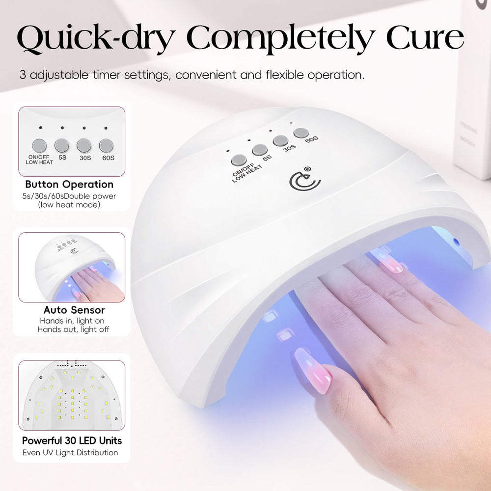 COSCELIA nail tips clips and tools as handy gadgets for precise manicures