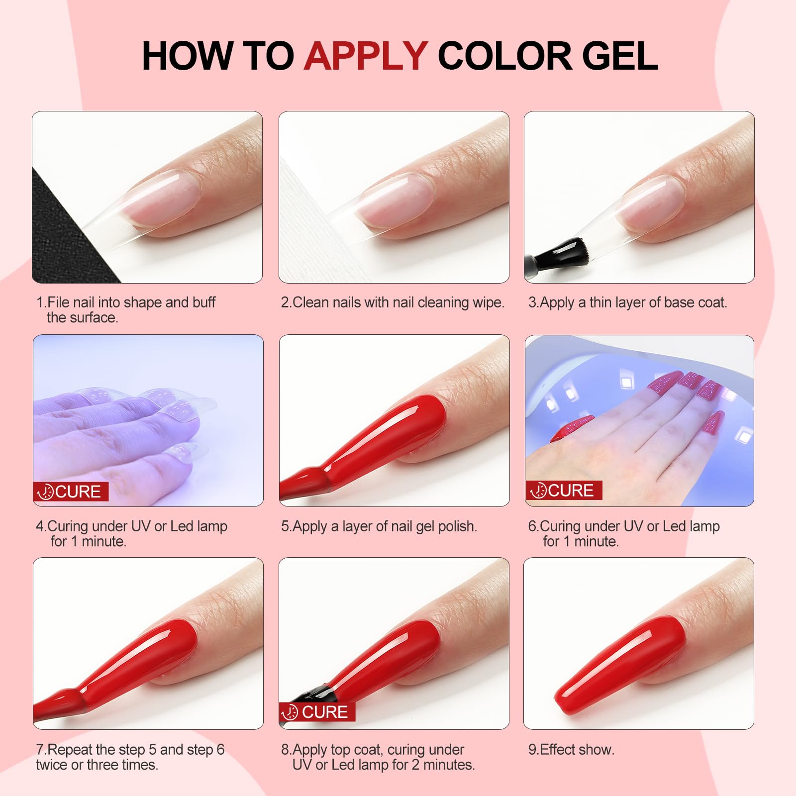 COSCELIA natural resin gel polish with low odor and silky texture.