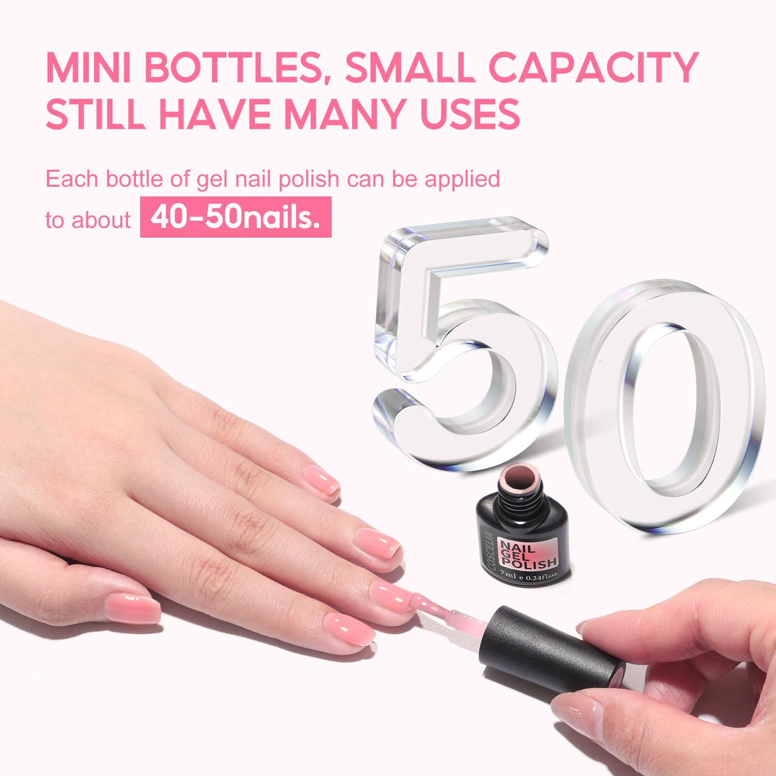 COSCELIA Gift-ready set for nail enthusiasts with creative color options.